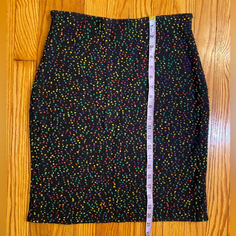 Teri Jon Black Multicolor Pencil Skirt - Picture 4 of 7